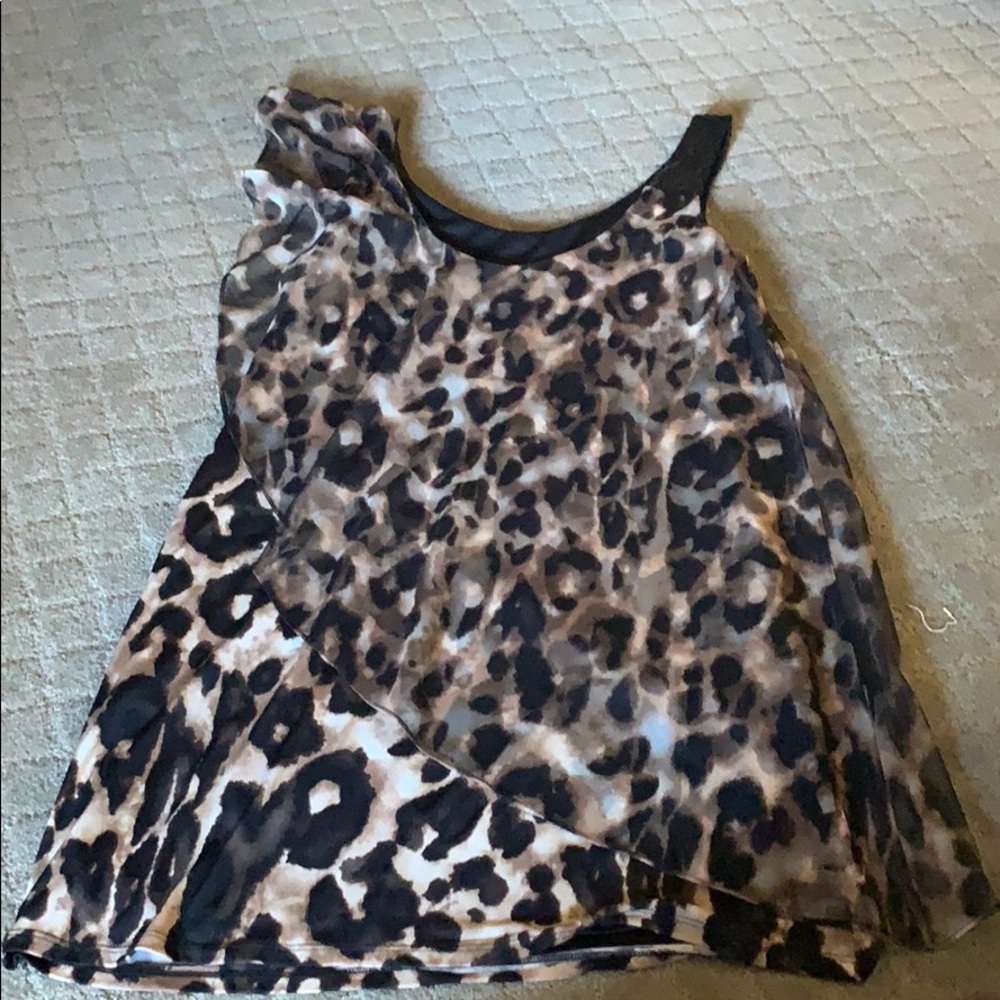 Leopard print party dress